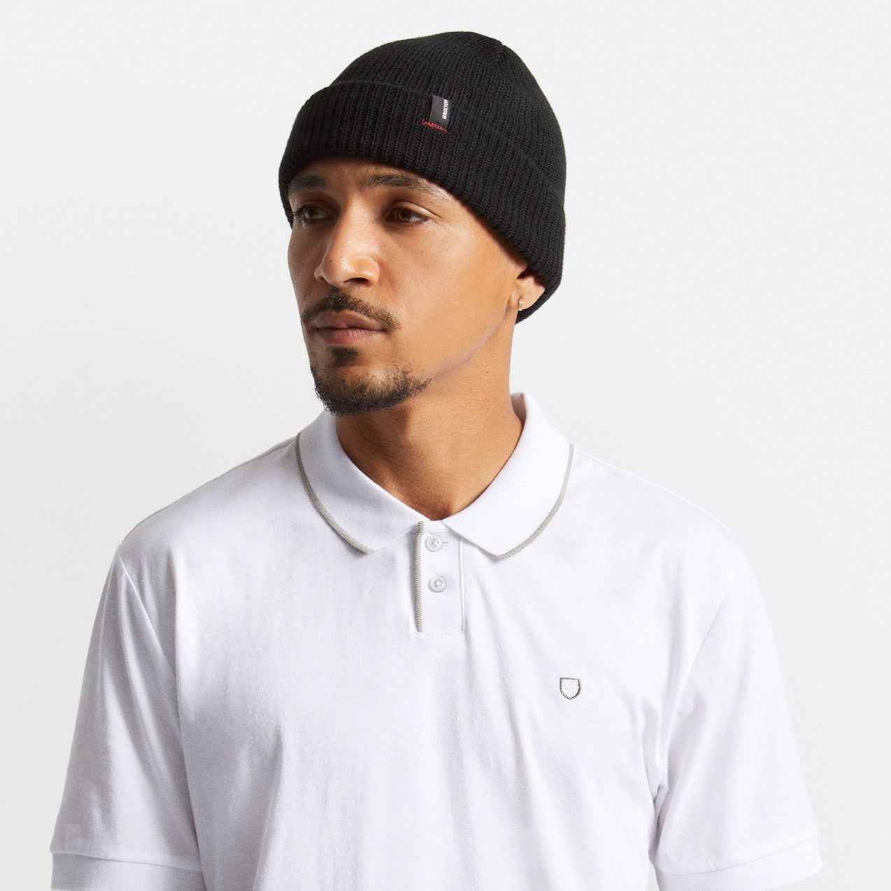 BRIXTON Heist Unisex Beanie in BLACK