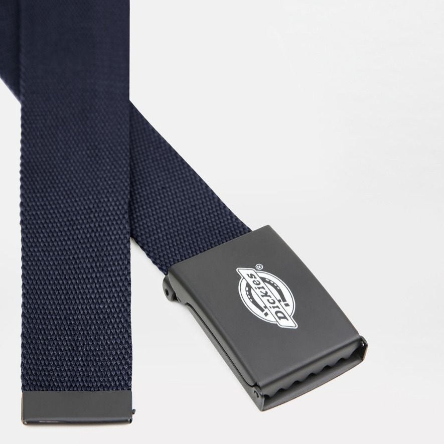 DICKIES Orcutt Webbing Logo Buckle Belt in DARK NAVY