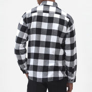 DICKIES Sacramento Check Shirt in BLACK & WHITE