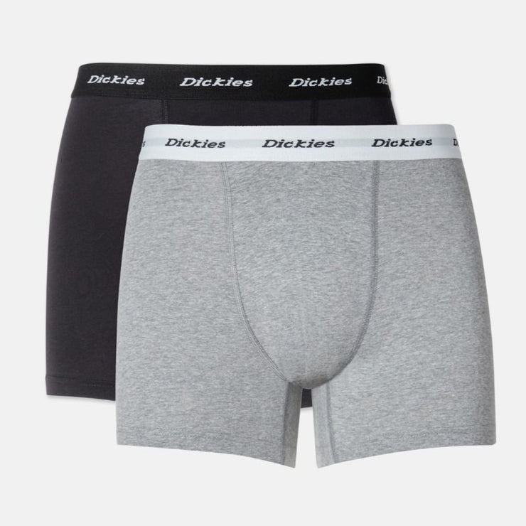 DICKIES 2 Pack Solid Trunks in BLACK & GREY