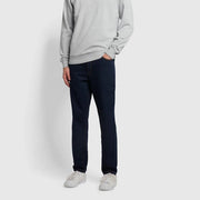 FARAH Rushmore Tapered Fit Jeans in RINSE DENIM