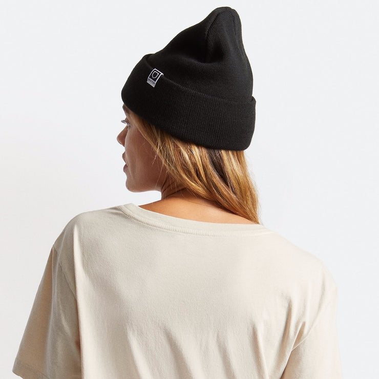 BRIXTON Harbor Beta Watch Cap Beanie in BLACK