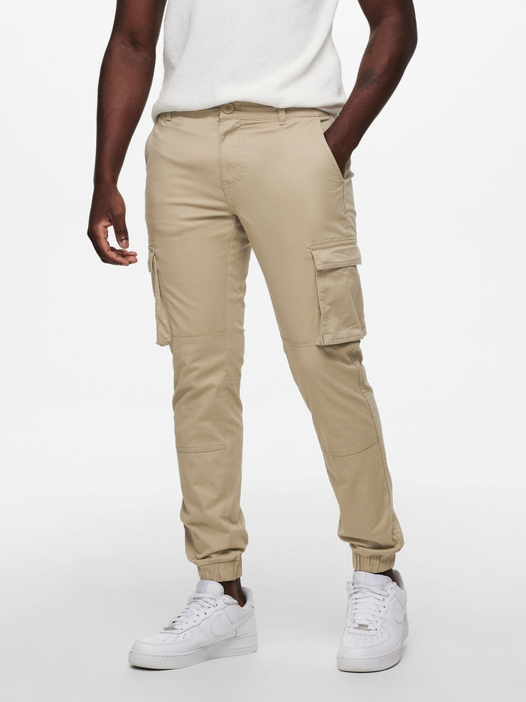 ONLY & SONS Cargo Pants in CHINCHILLA