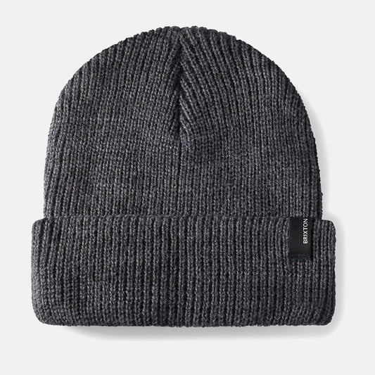 BRIXTON Heist Beanie in HEATHER GREY