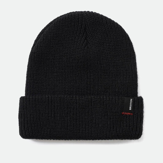 BRIXTON Heist Unisex Beanie in BLACK