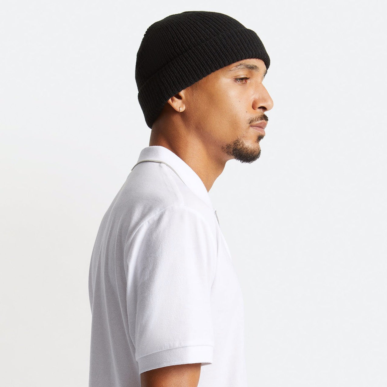 BRIXTON Heist Unisex Beanie in BLACK